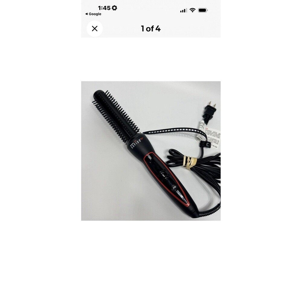 BaByliss PRO Rapido RollUp 1" Thermal Round Styling Brush 2336 Black Red